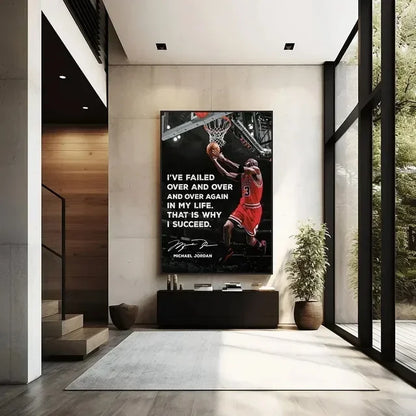 Kobe Bryant Inspirational Basketball Wall Art Poster – Slam Dunk Sports Decor