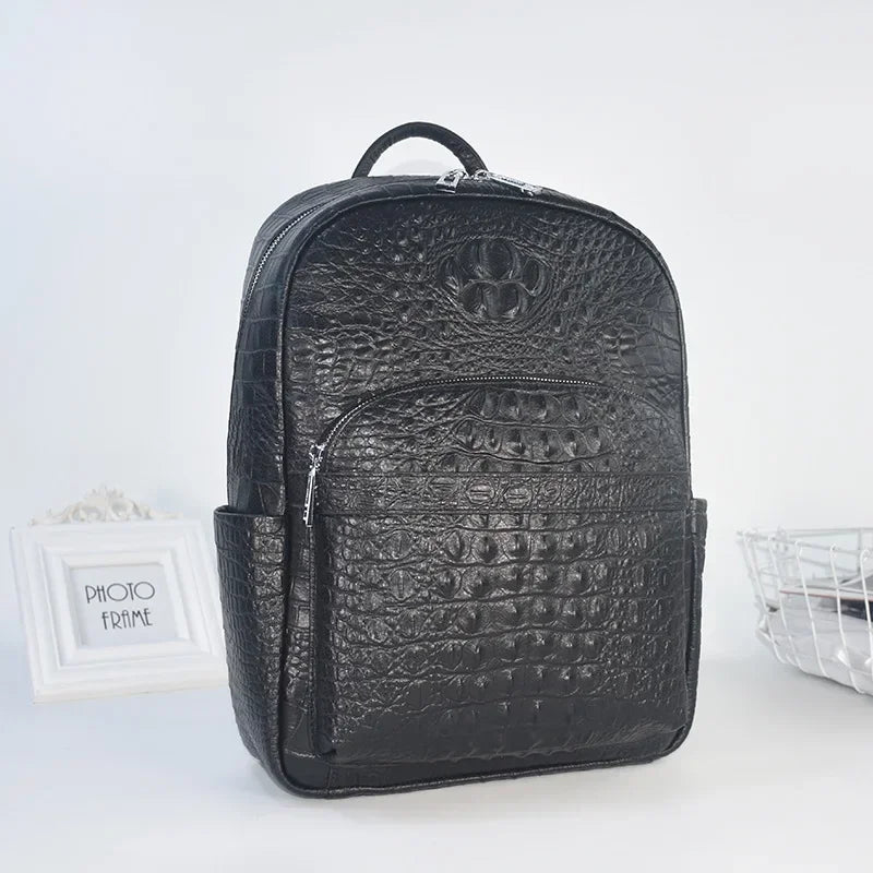 Alligator Leather Backpack for Men – Large Luxury