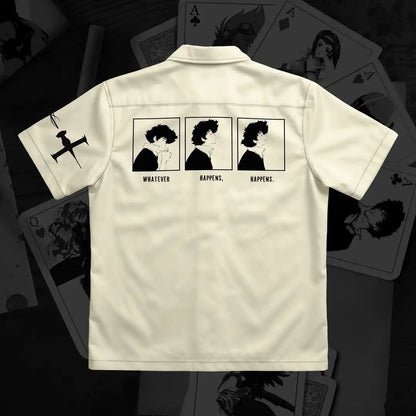 JoJo's Bizarre Adventure Polo Shirt – Dio Brando Manga Graphic Button-Up