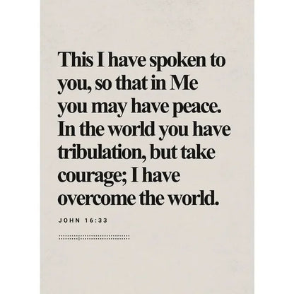Bible Scripture Canvas Wall Art – Christian Quote Poster for Home Decor