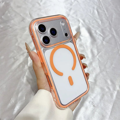 MagSafe Clear iPhone Case – Shockproof Magnetic Cover for iPhone 11 to 17