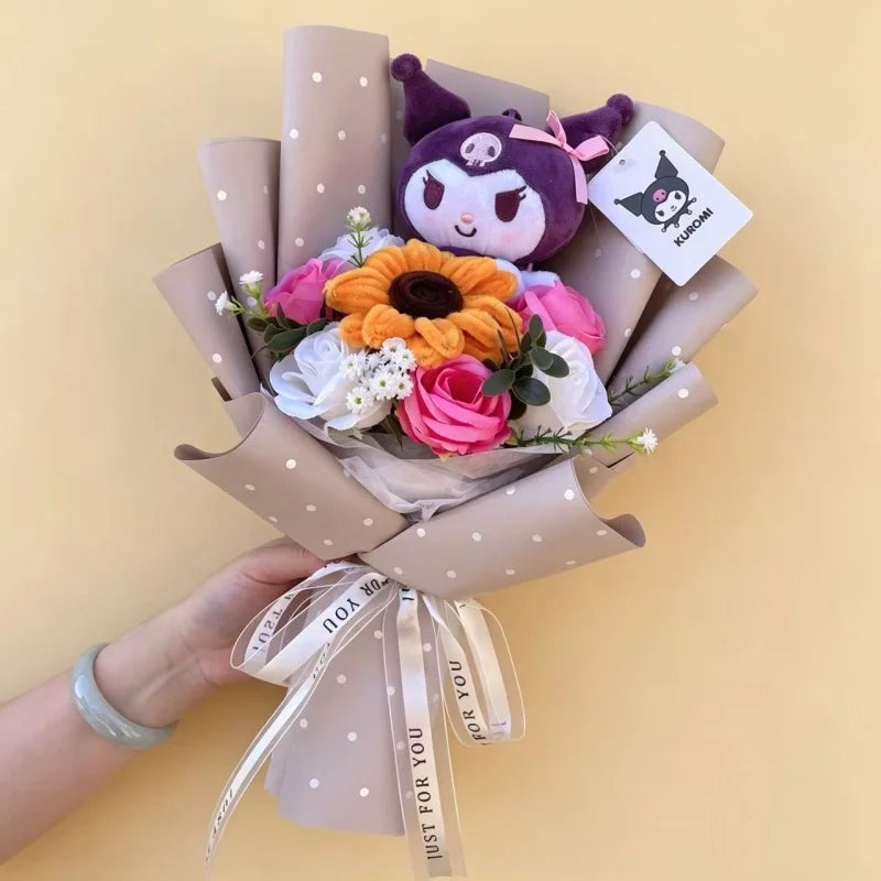 Sanrio Hello Kitty Kuromi Plush Bouquet Gift