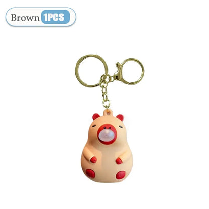 Capybara Squeeze Bubble Keychain Toy