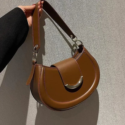 Armpit Shoulder Side Bags for Women Designer Trend Leather