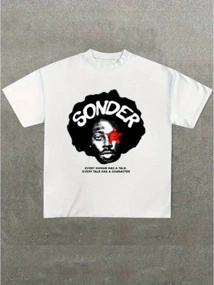 Sonder Graphic Print Cotton T-Shirt – Streetwear Tee