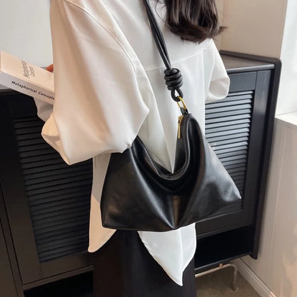 Women Tote Bag Large Capacity Soft PU Leather Shoulder Bag