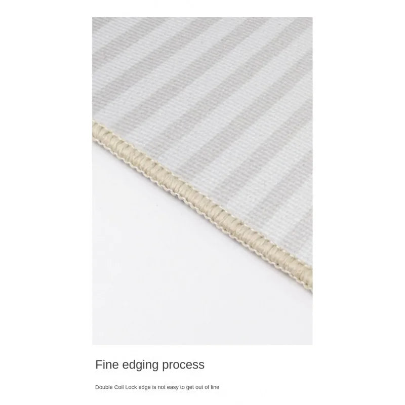 Irregular Office Chair Mat – Morandi Color, Hardwood Floor Desk Mat