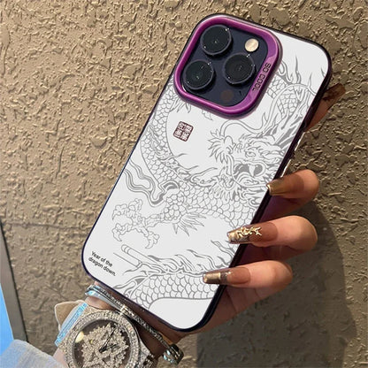 Chinese Dragon iPhone Case – Hard Matte Cover for iPhone 17 16 15 14 13 12 11 Series