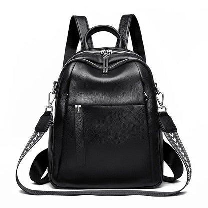 Genuine Leather Women's Backpack – Rivet Studded Style