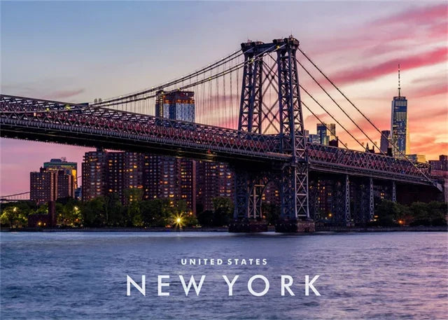 New York City Night View Canvas Wall Art – NYC Skyline Poster
